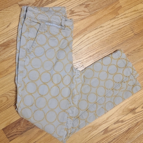 Anthropology chino embroidered pant size 27 - Picture 4 of 5